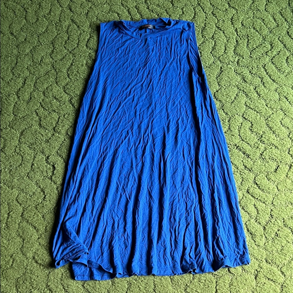 Renee C. Vibrant Blue Tunic Top